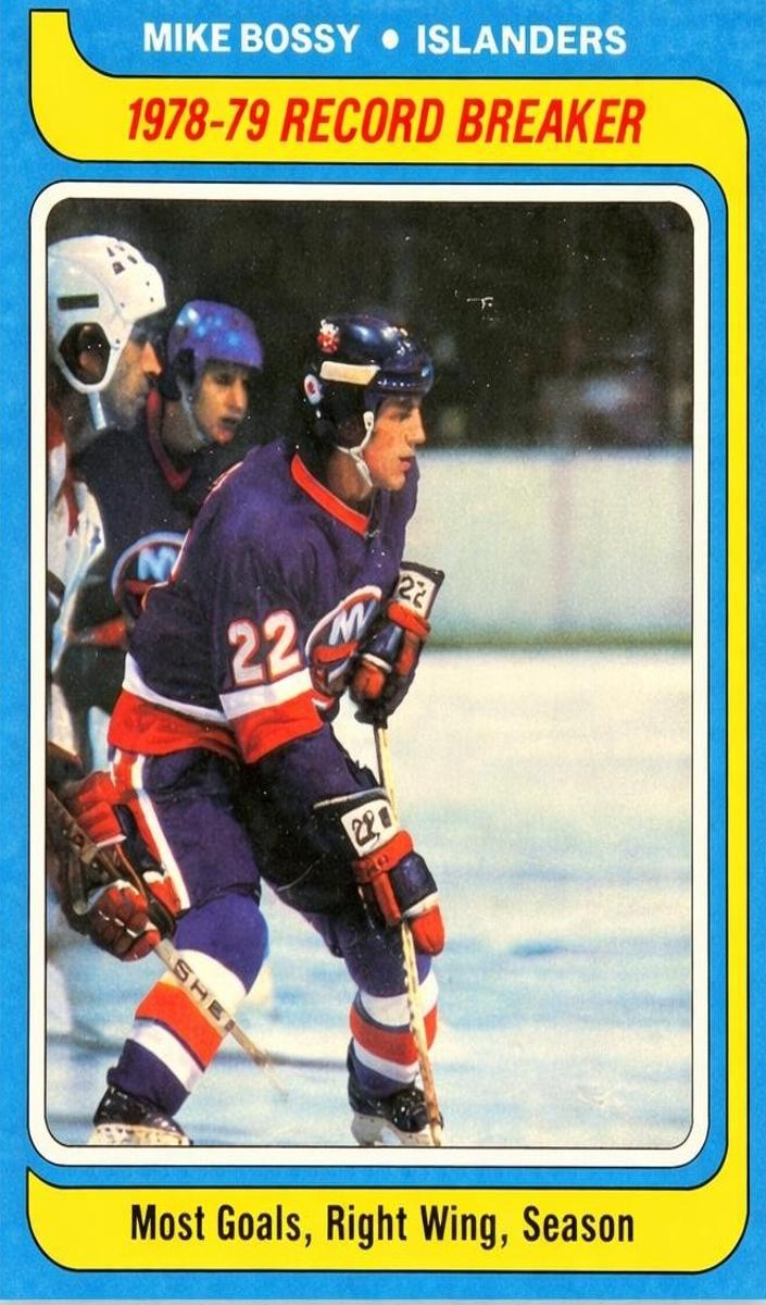 1979 Topps Hockey Mike Bossy #161 PSA 7
