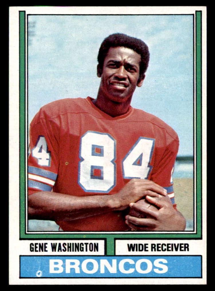 1974 Topps Football Gene Washington #63 PSA 9