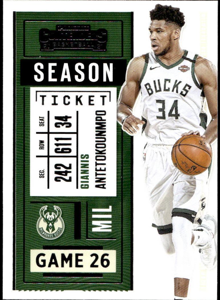 2020 Panini Contenders Basketball Giannis Antetokounmpo #99