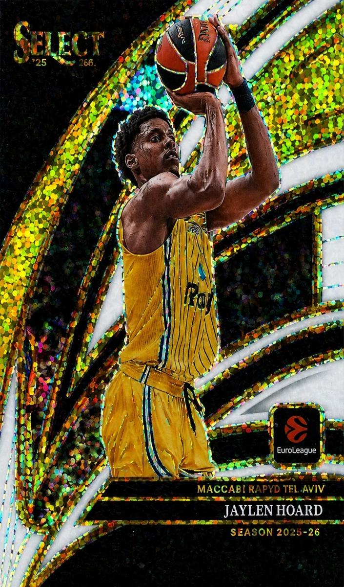 2025 Panini Select EuroLeague Basketball White Sparkle Jaylen Hoard #273