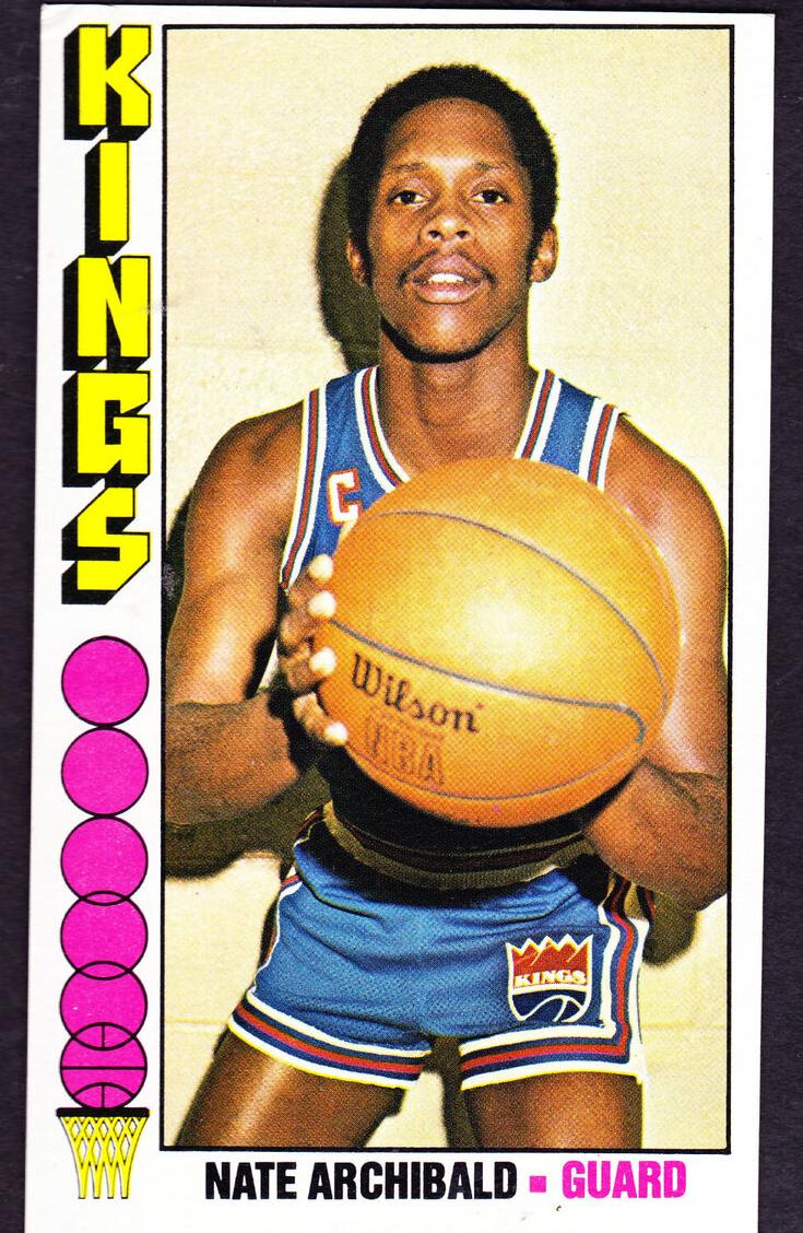 1976 Topps Basketball Nate Archibald #20