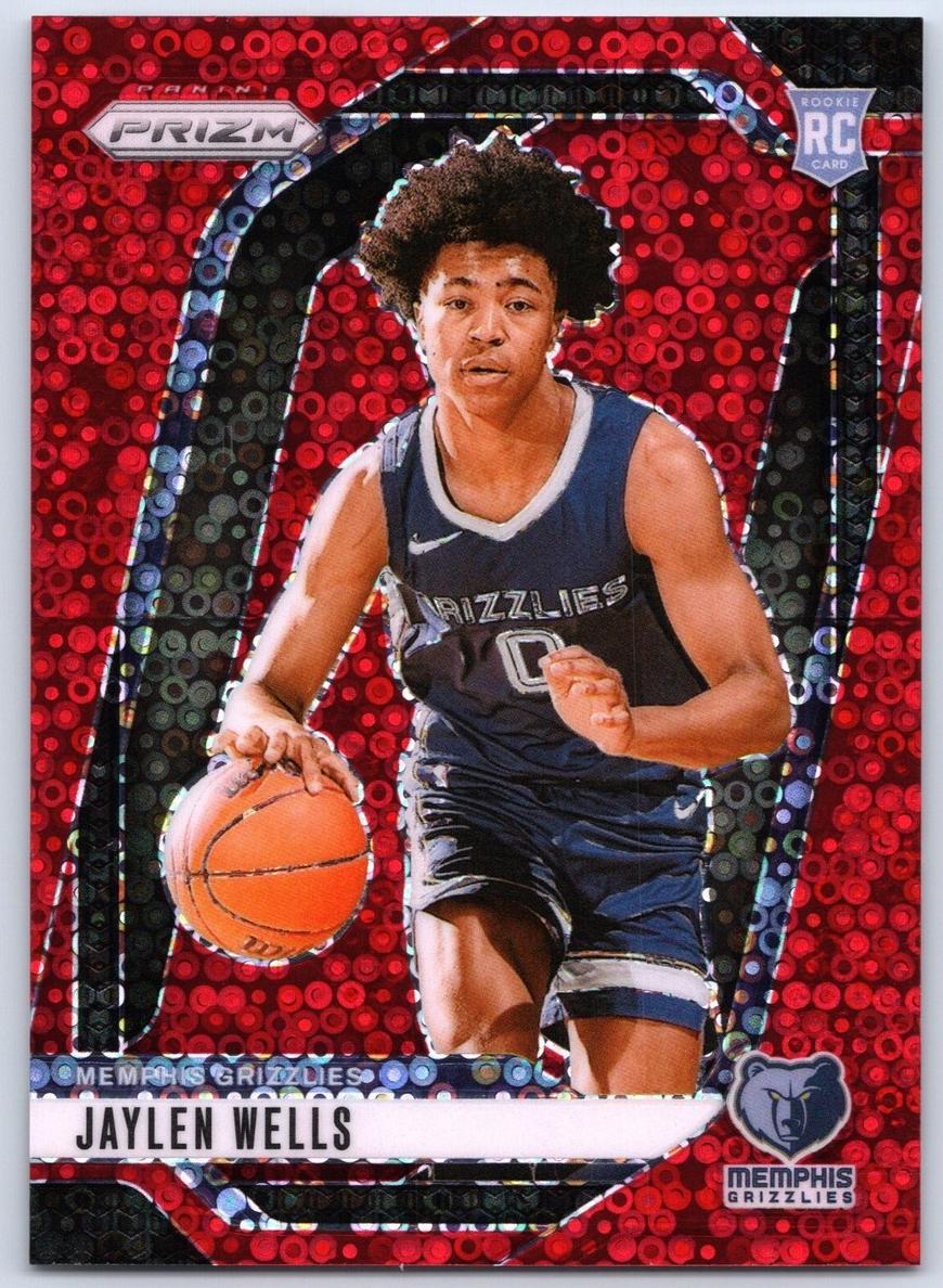 2024 Panini Prizm Basketball Fast Break Red Jaylen Wells #239