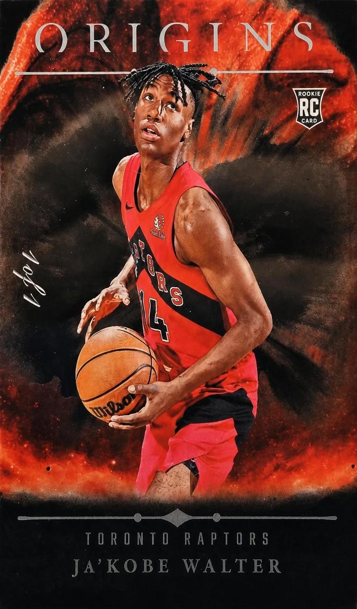 2024 Panini Origins Basketball Black Ja'Kobe Walter #90
