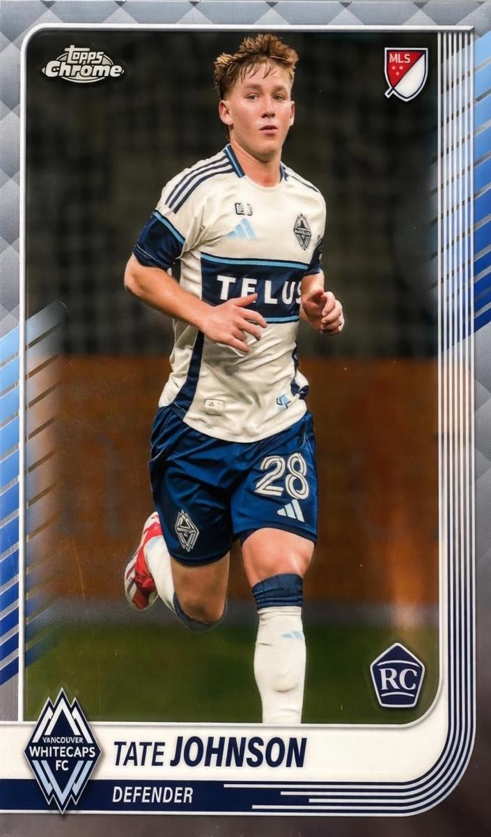 2025 Topps Chrome MLS Soccer Tate Johnson #142