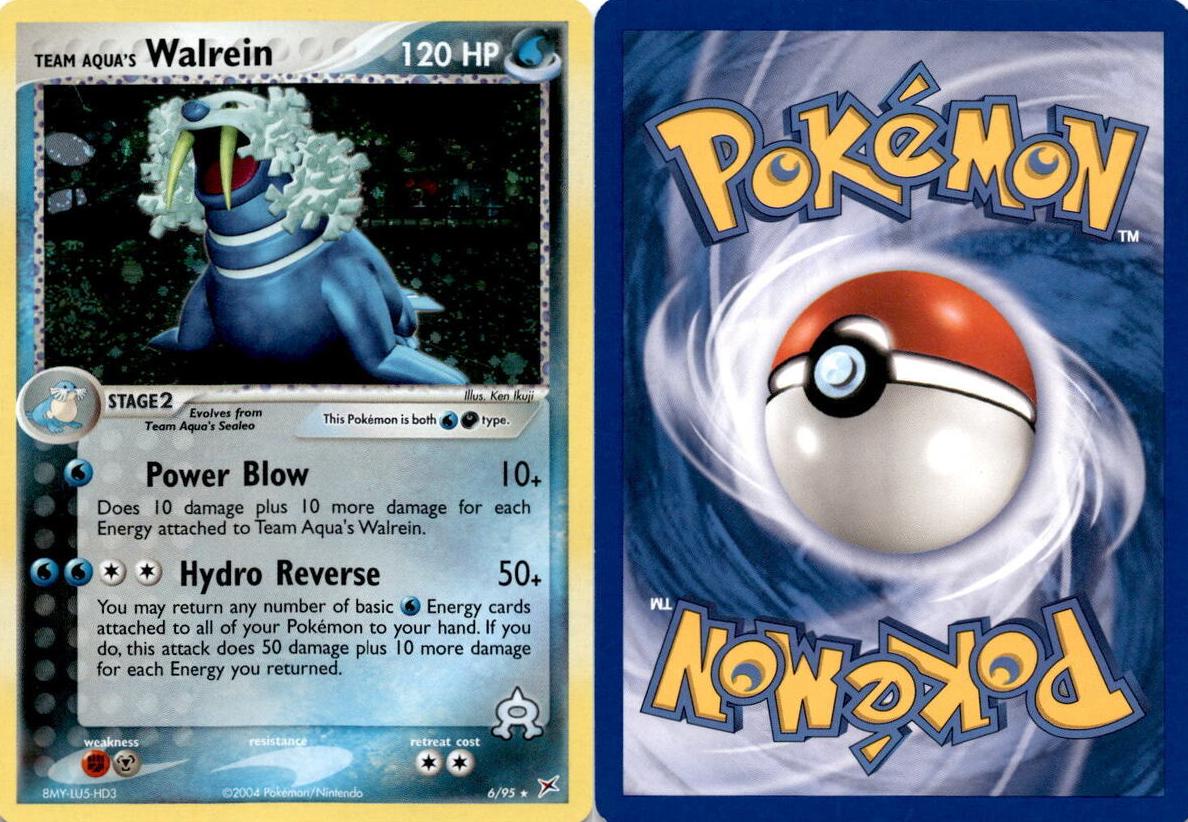 2004 Pokemon EX Team Magma Vs. Team Aqua Walrein #6