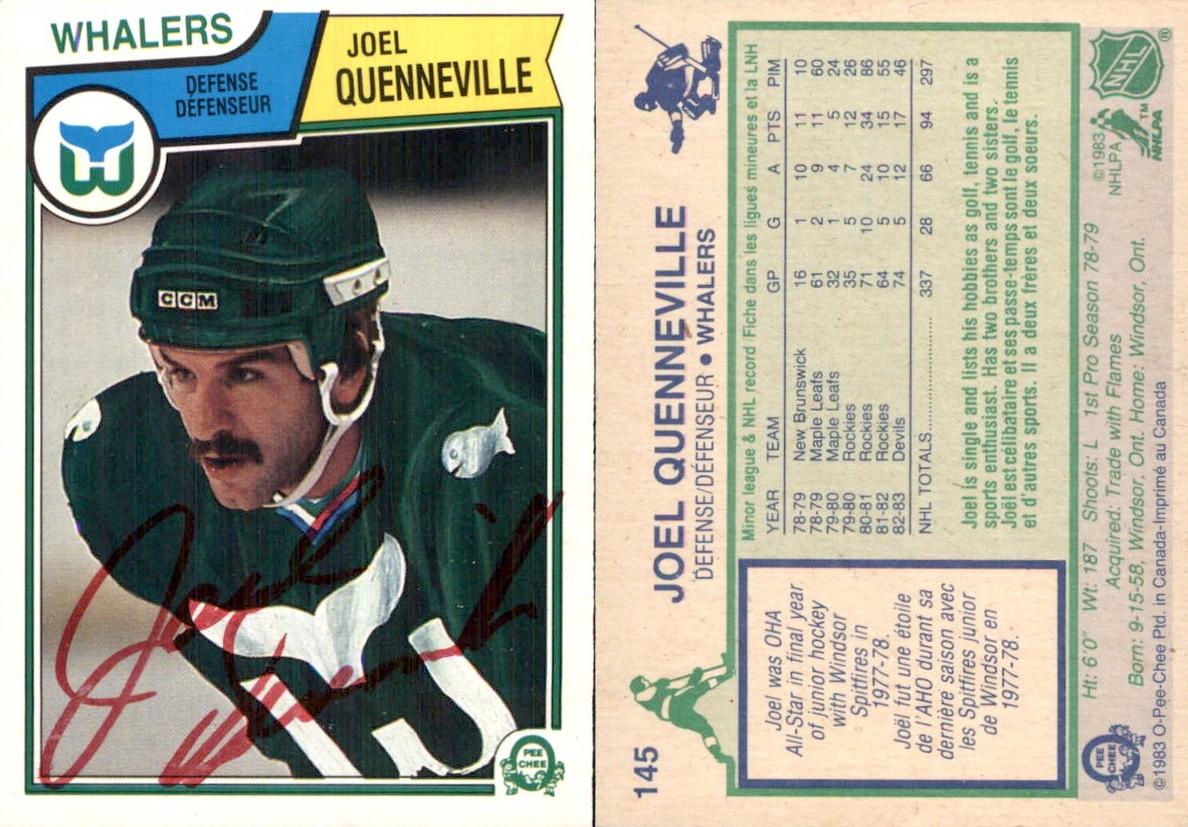1983 O-Pee-Chee Hockey Joel Quenneville #145 PSA 10