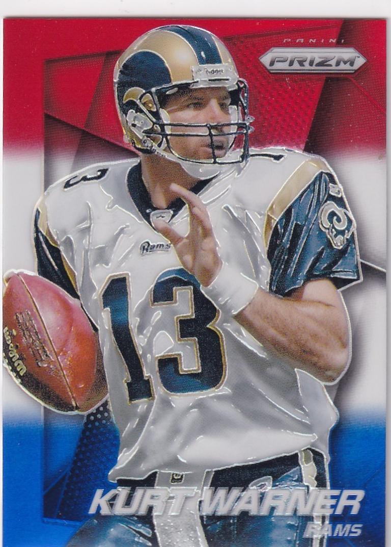 2014 Panini Prizm Football Red White Blue Kurt Warner #101