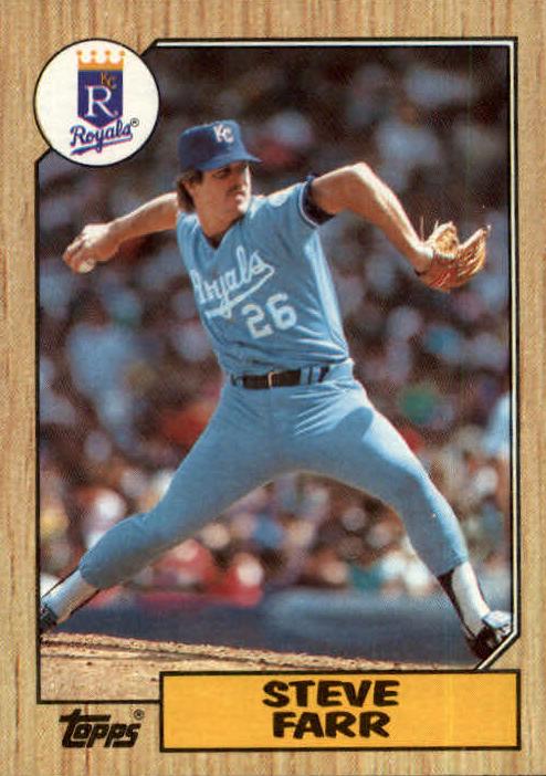1987 Topps Baseball Steve Farr #473