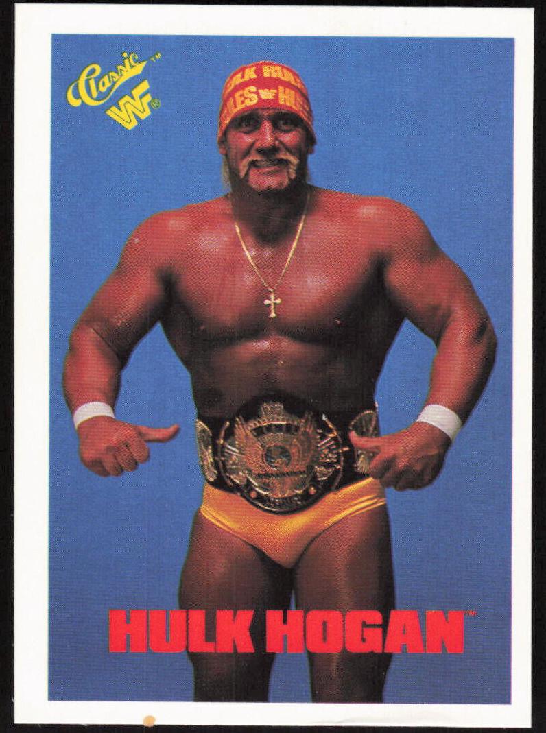 1990 Classic WWF Wrestling Hulk Hogan #1 PSA 9