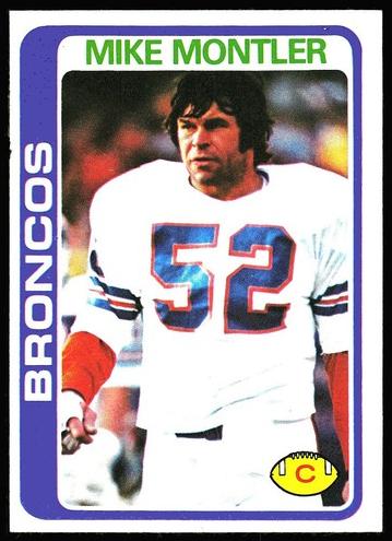 1978 Topps Football Mike Montler #83 PSA 9
