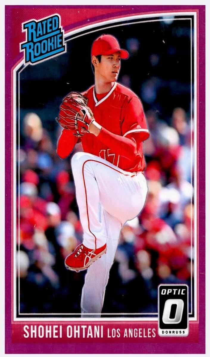 2018 Donruss Optic Baseball Purple Shohei Ohtani #176 PSA 9