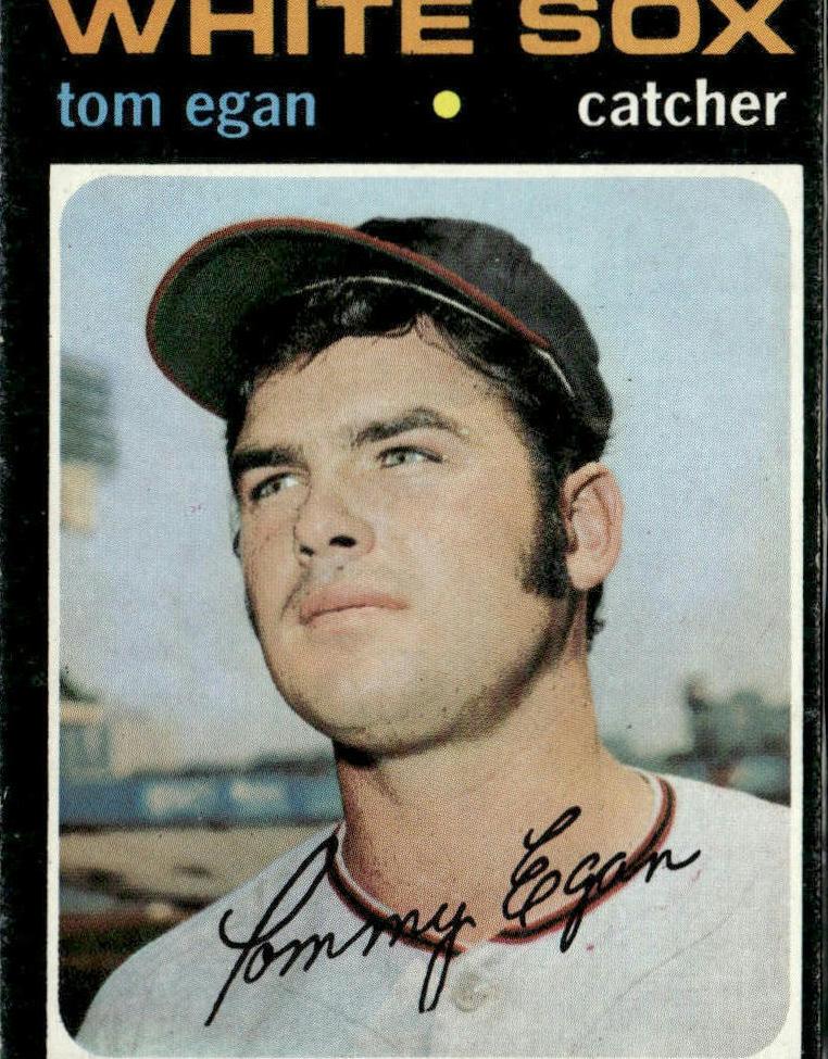1971 Topps Baseball Tom Egan #537 PSA 8