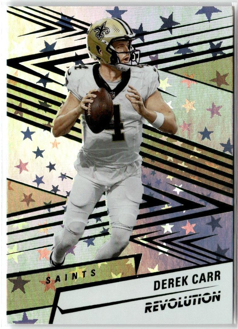 2025 Panini Revolution Football Green Astro Derek Carr #27