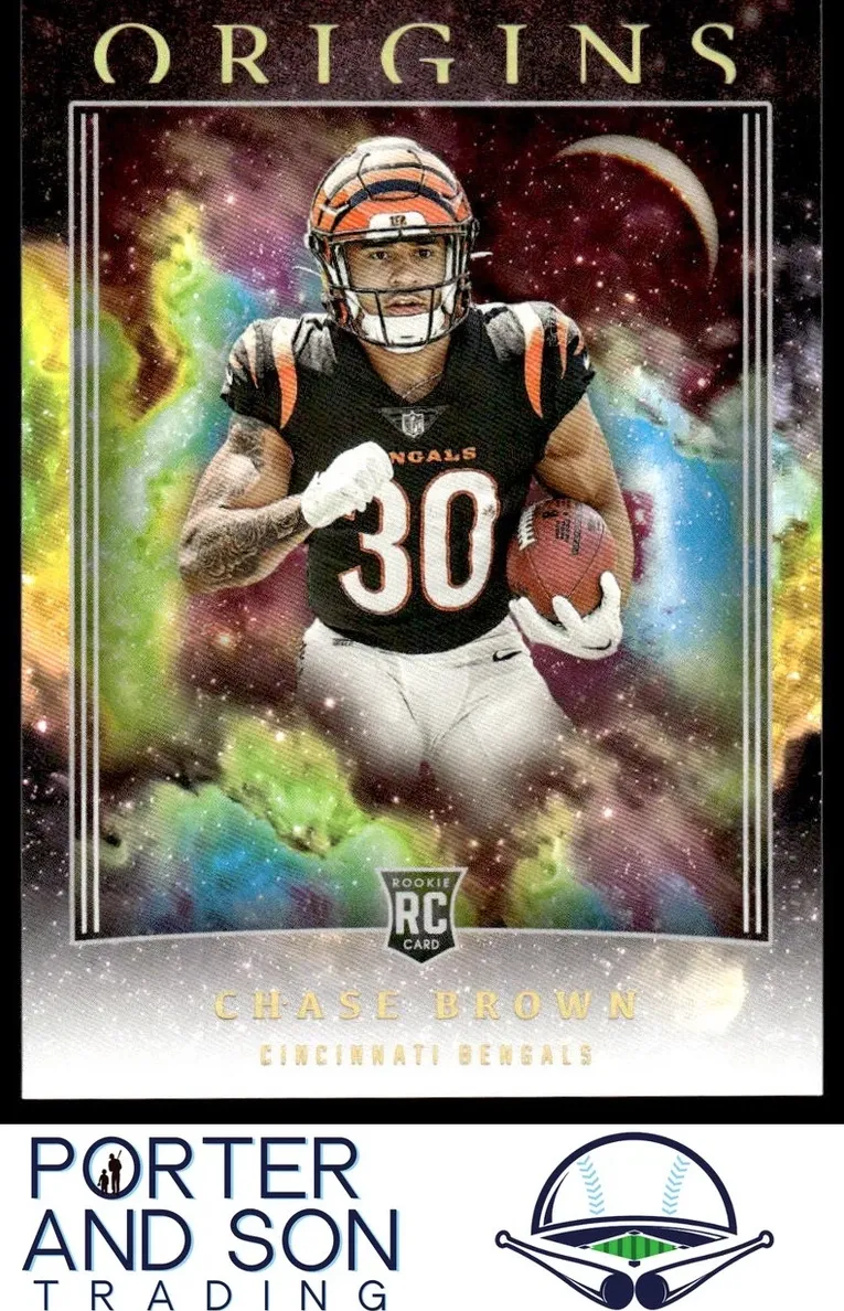 2023 Panini Origins Football Chase Brown #142 PSA 8