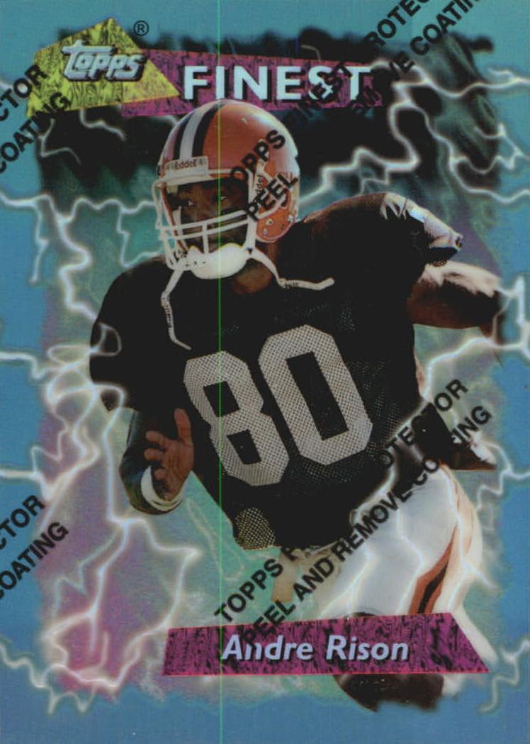1995 Topps Finest Football Refractor Andre Rison #260 PSA 7.5