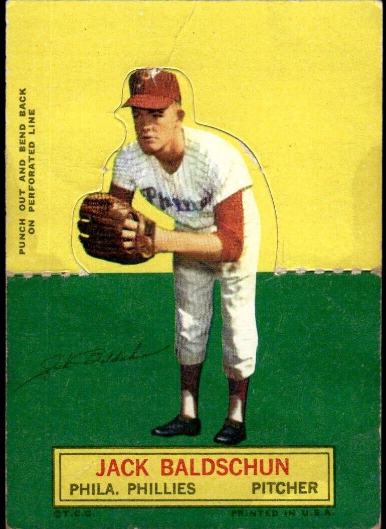 1964 Topps Stand-Up Baseball Jack Baldschun #NNO PSA 7