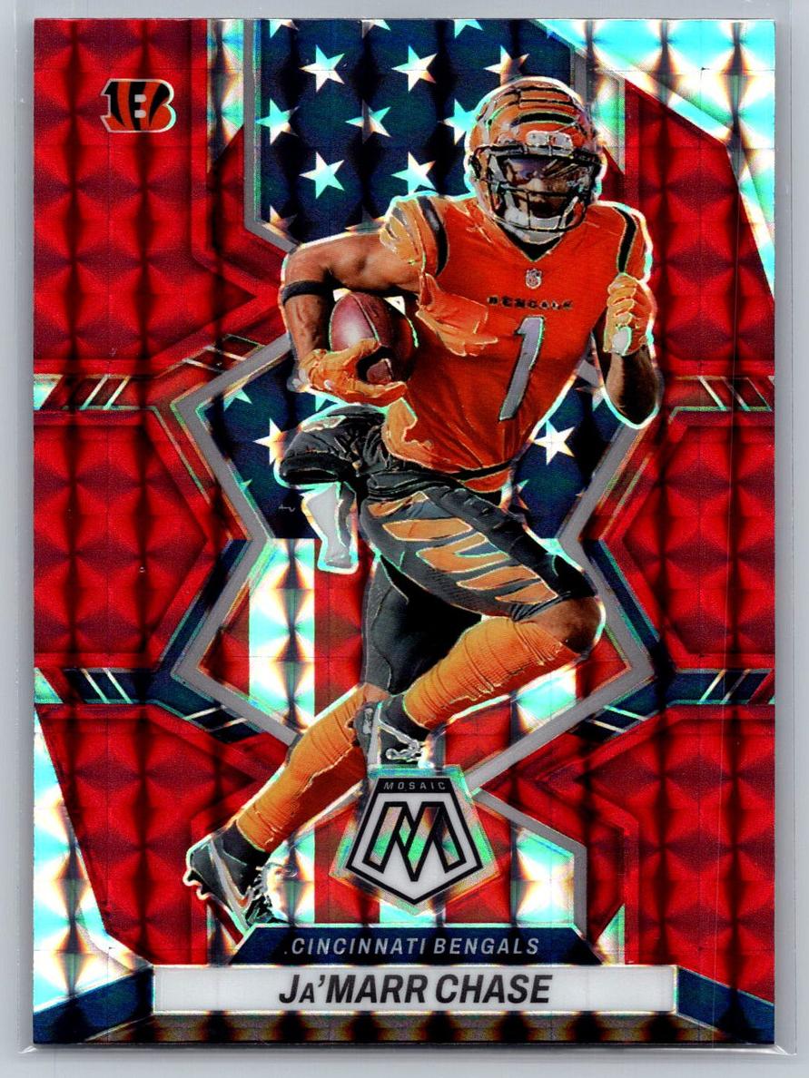 2022 Panini Mosaic Football Red Ja'Marr Chase #263