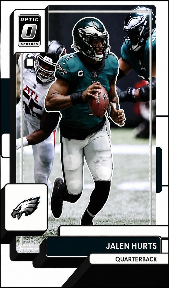 2022 Donruss Optic Football Holo Jalen Hurts #157 PSA 10