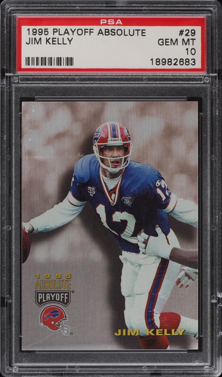 1995 Playoff Absolute Football Jim Kelly #29 PSA 9