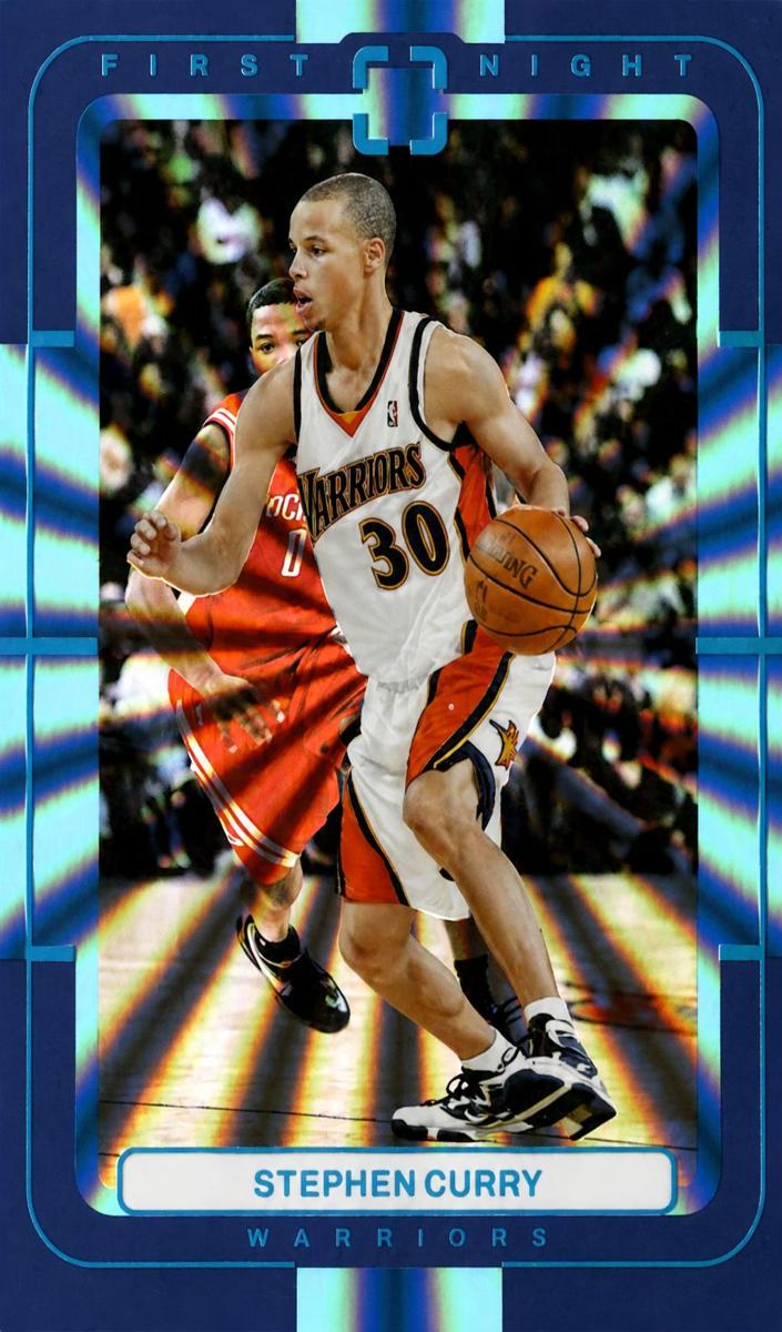 2023 Panini PhotoGenic Basketball Platinum Stephen Curry #8