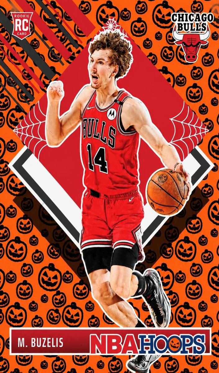 2024 Panini Haunted Hoops Basketball Orange Matas Buzelis #299