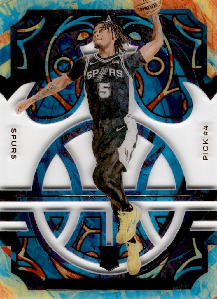 2024 Panini Court Kings Basketball Stephon Castle #9 PSA 9