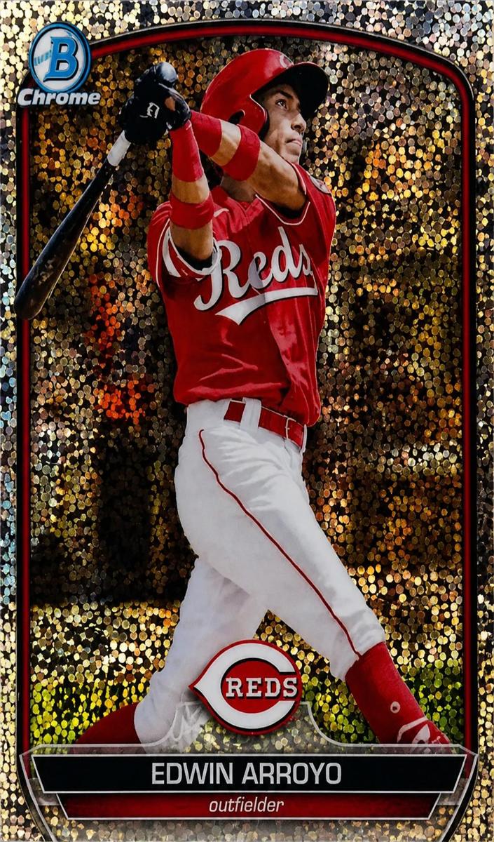 2023 Bowman Chrome Prospects Baseball Speckle Edwin Arroyo #BCP-66 PSA 9