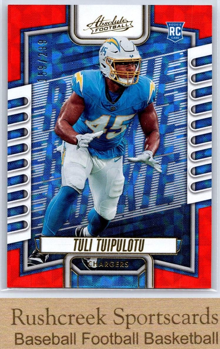 2023 Panini Absolute Football Orange Mosaic Tuli Tuipulotu #173