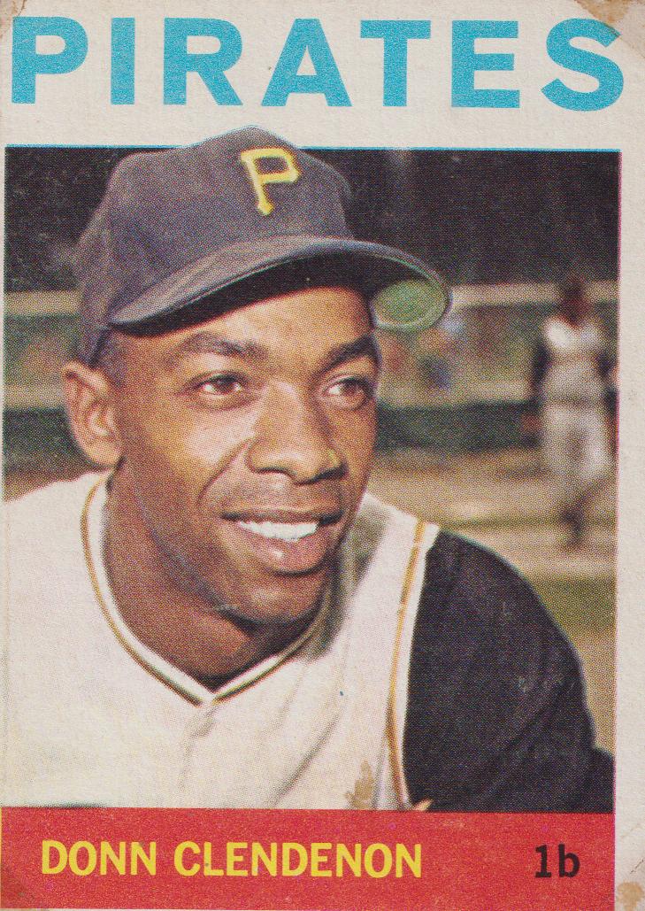 1964 Topps Baseball Donn Clendenon #163