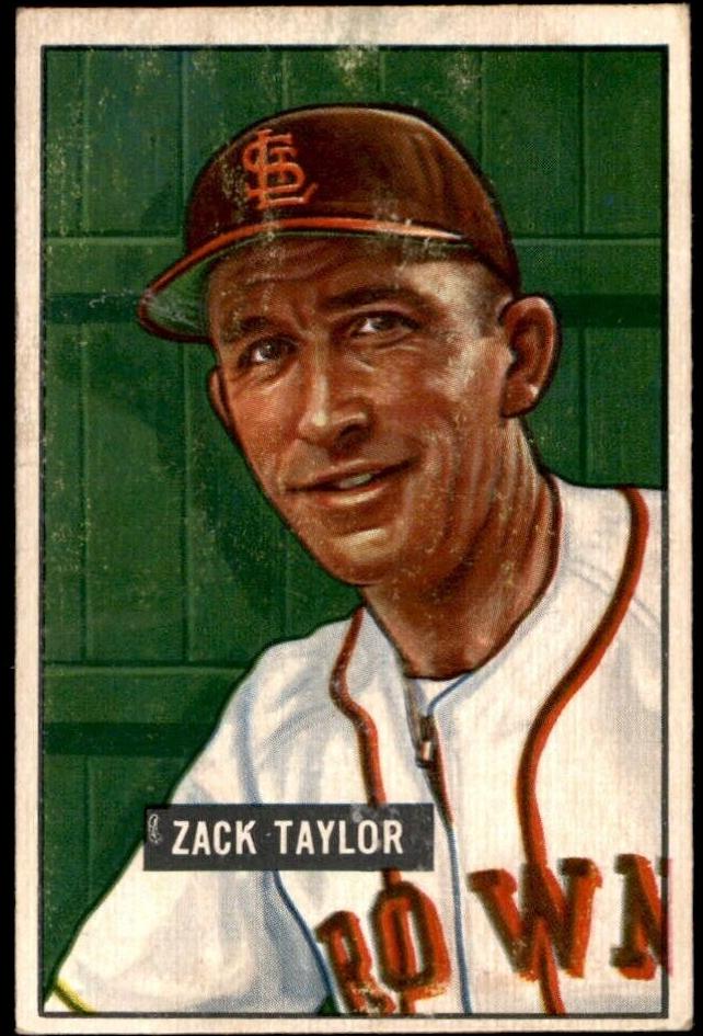 1951 Bowman Baseball Zack Taylor #315
