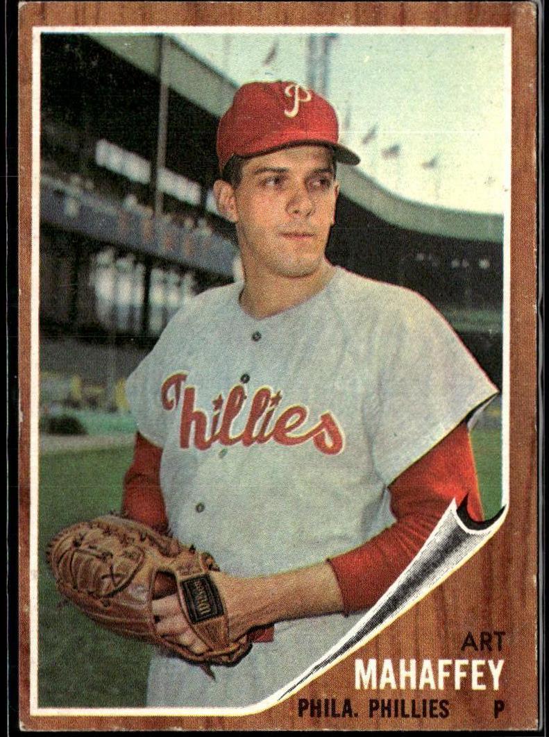 1962 Topps Baseball Art Mahaffey #550