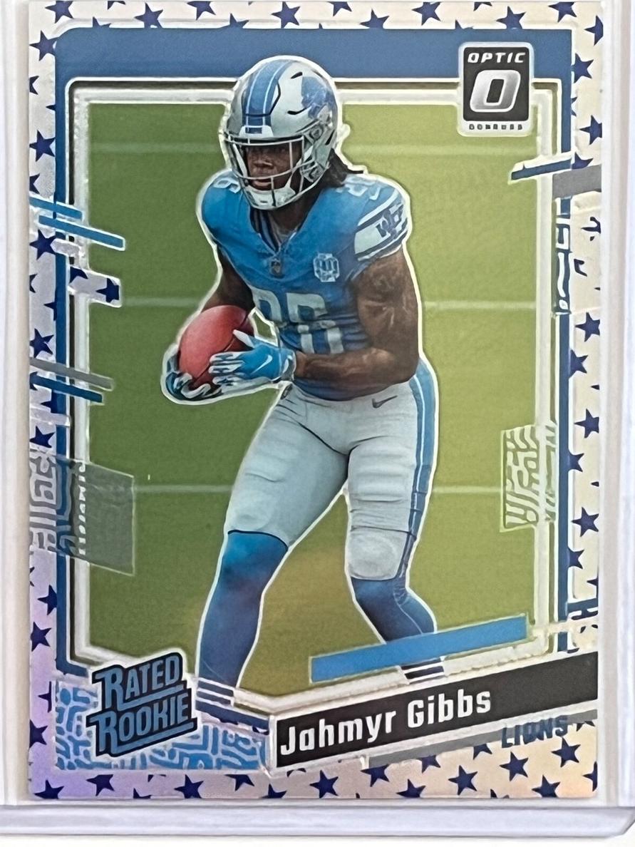 2023 Donruss Optic Football Stars Jahmyr Gibbs #236