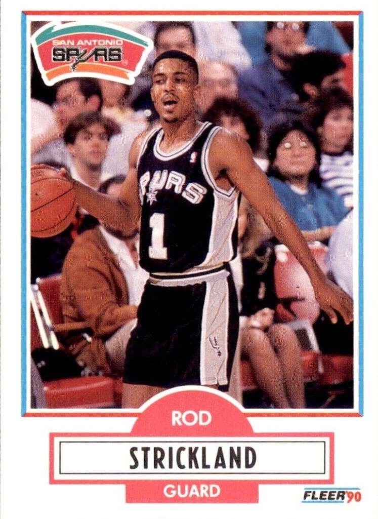 1990 Fleer Basketball Rod Strickland #173 PSA 9