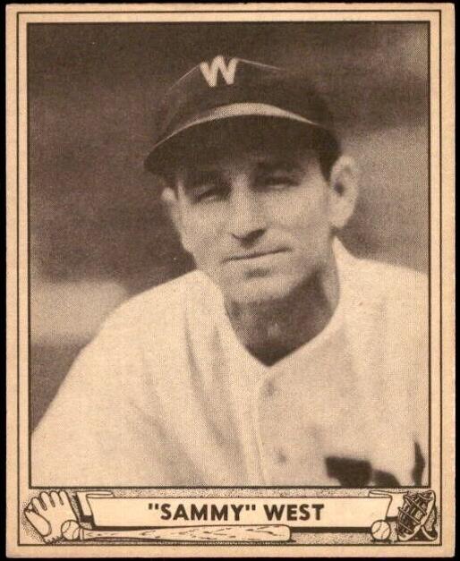1940 Play Ball Baseball Sammy West #22 SGC 5.5