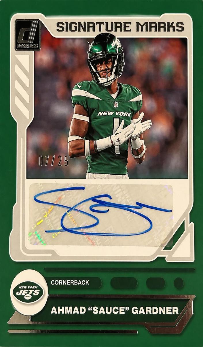 2023 Panini Donruss Football Green Ahmad "Sauce" Gardner #SM-ASG