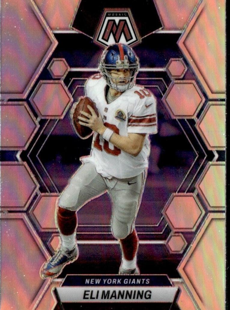 2023 Panini Mosaic Football Silver Eli Manning #179