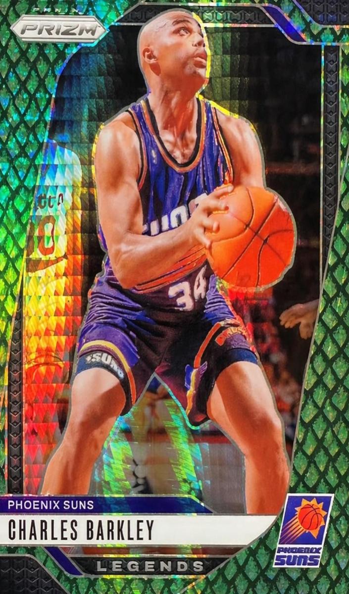 2024 Panini Prizm Basketball Jade Dragon Scale Charles Barkley #280 PSA 10