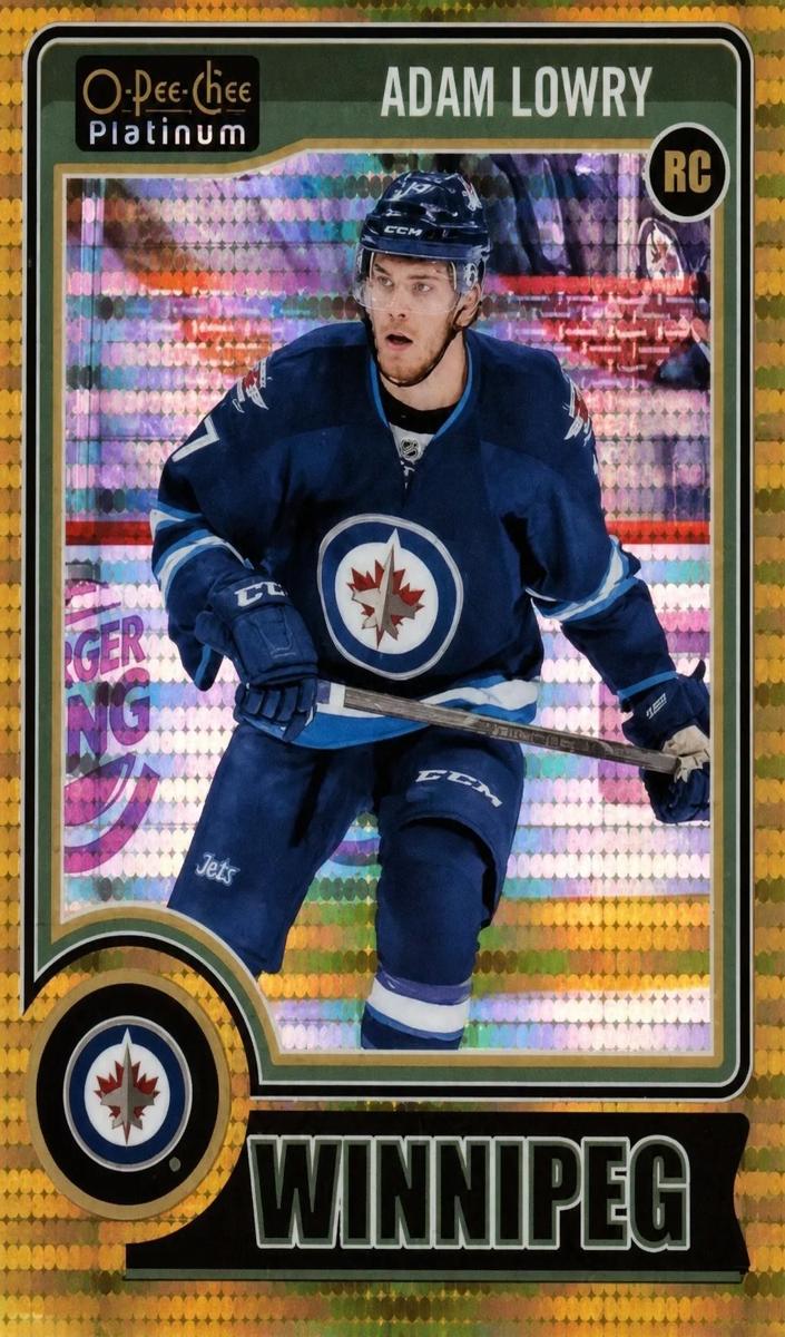 2014 O-Pee-Chee Platinum Hockey Seismic Gold Adam Lowry #164