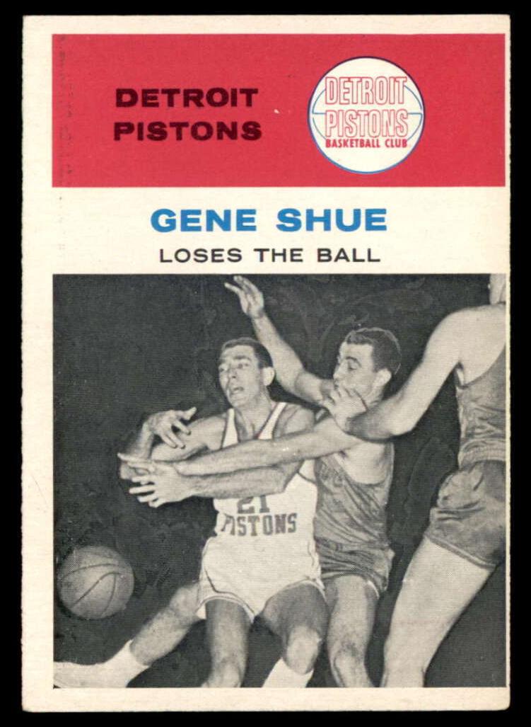 1961 Fleer Basketball Gene Shue #64
