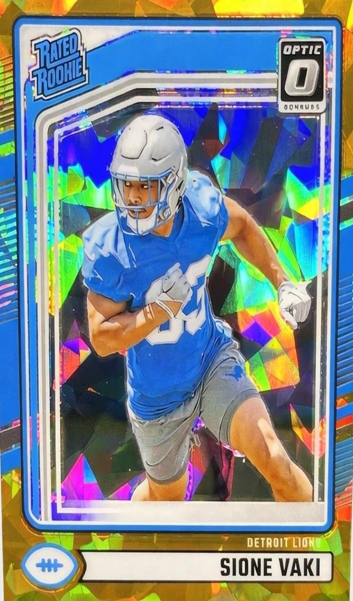 2024 Panini Donruss Football Gold Ice Sione Vaki #332