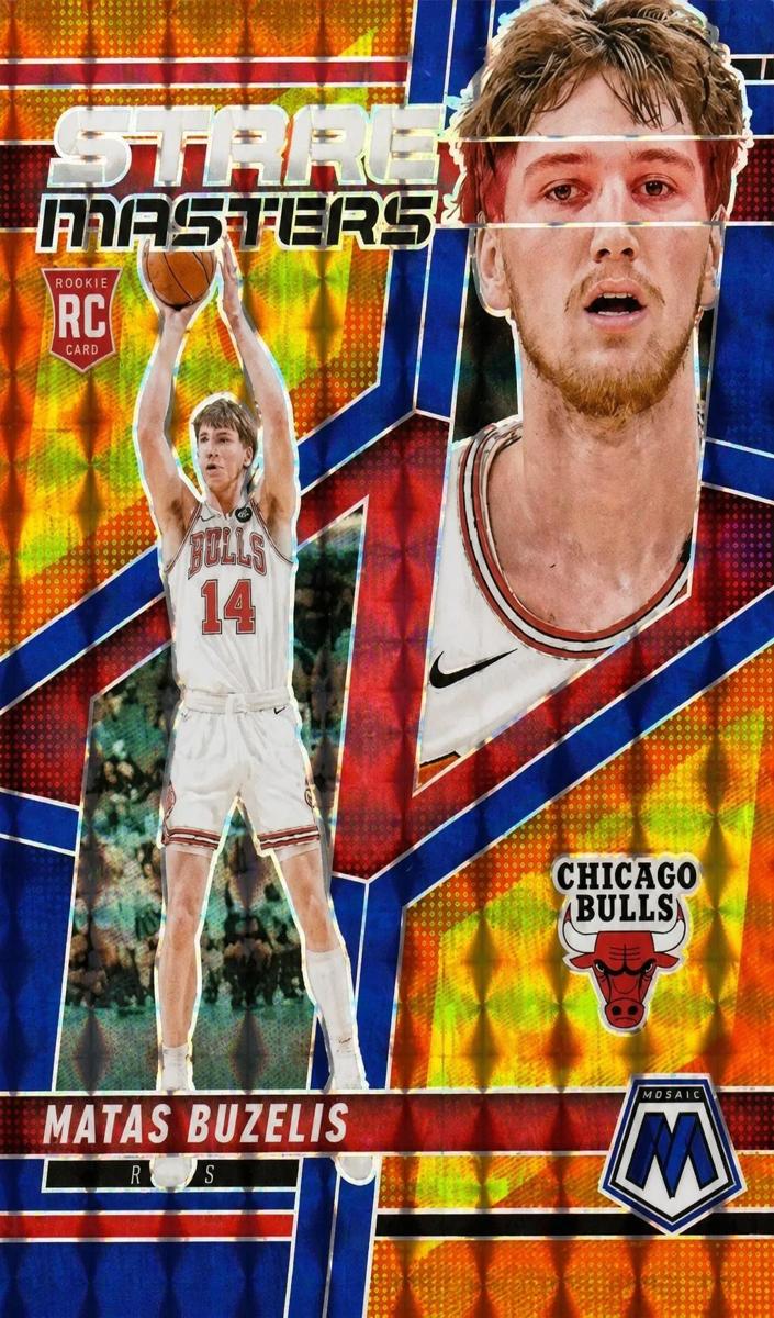 2024 Panini Mosaic Basketball Blue Matas Buzelis #16