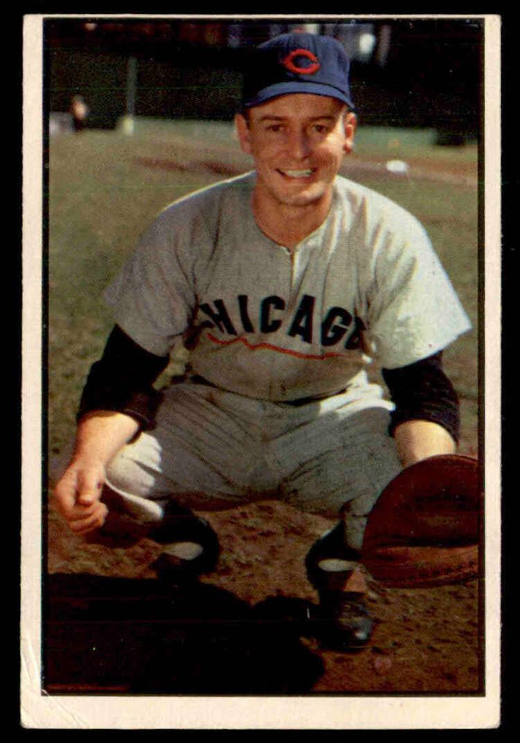 1953 Bowman Color Baseball Toby Atwell #112