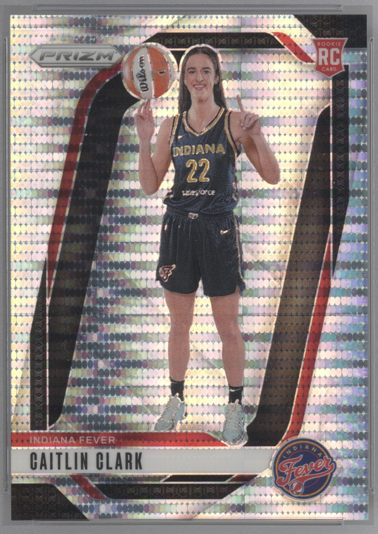 2024 Panini Prizm Basketball Pulsar Caitlin Clark #145 PSA 9
