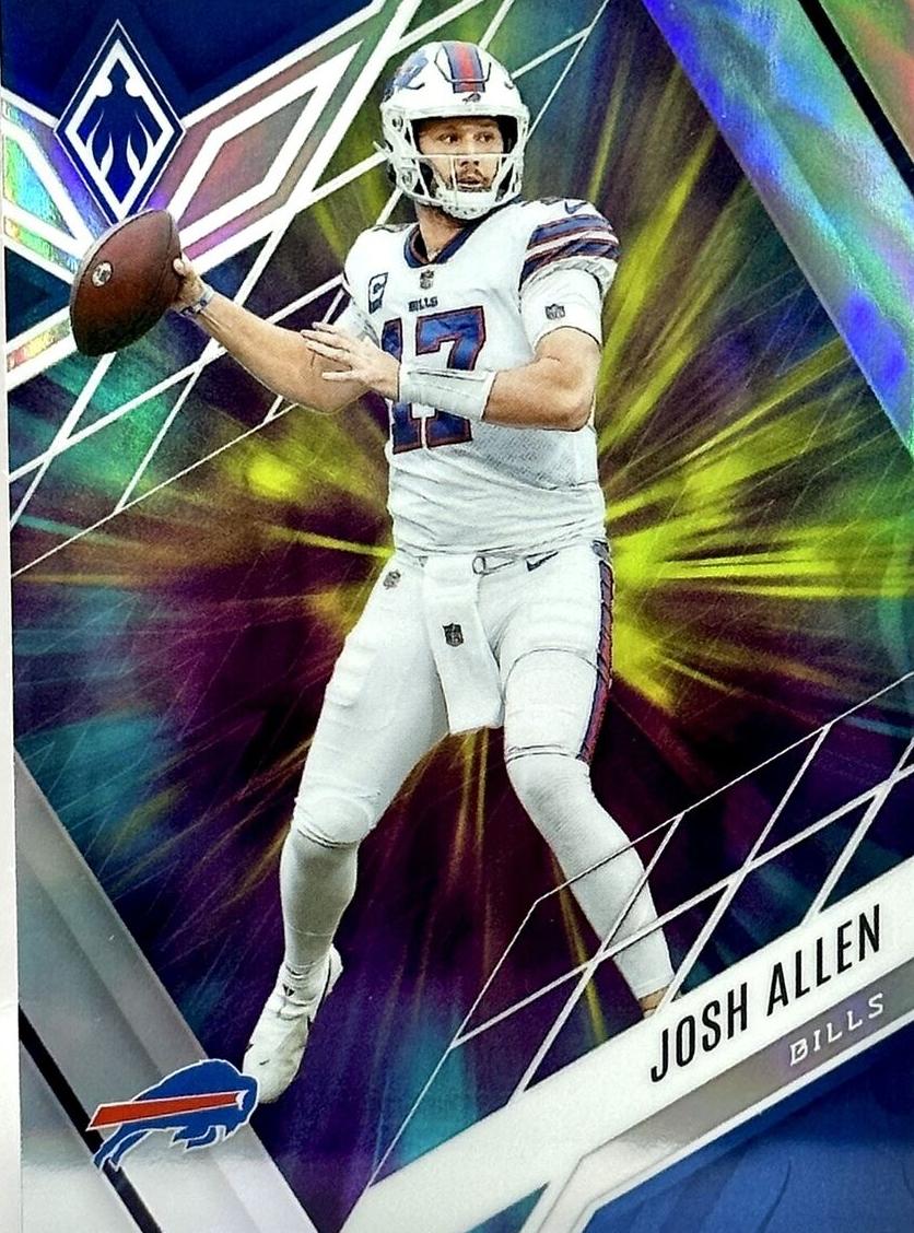 2022 Panini Phoenix Football Color Burst Josh Allen #2 PSA 9