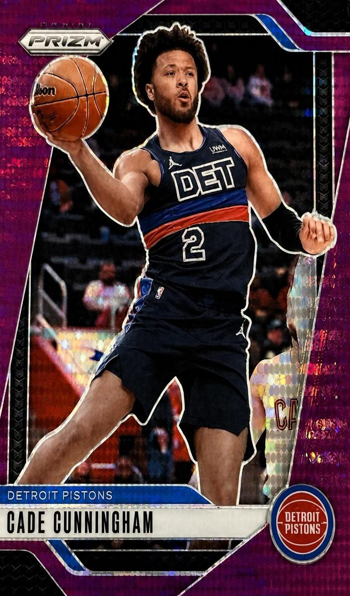 2024 Panini Prizm Basketball Purple Pulsar Cade Cunningham #41