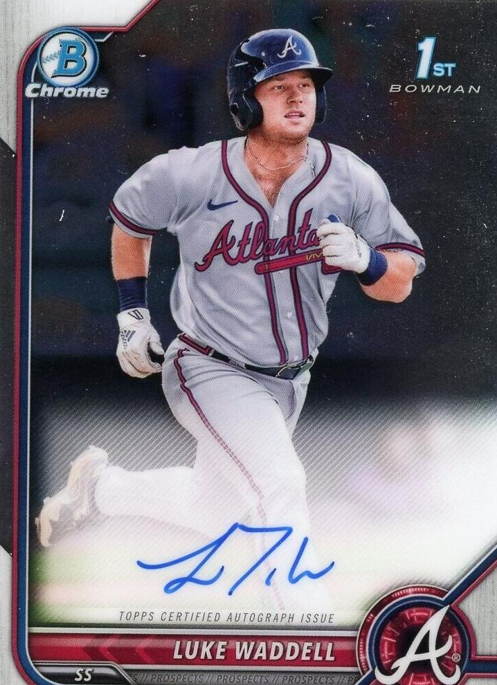 2022 Bowman Chrome Prospects Baseball Luke Waddell #CPA-LW SGC 10