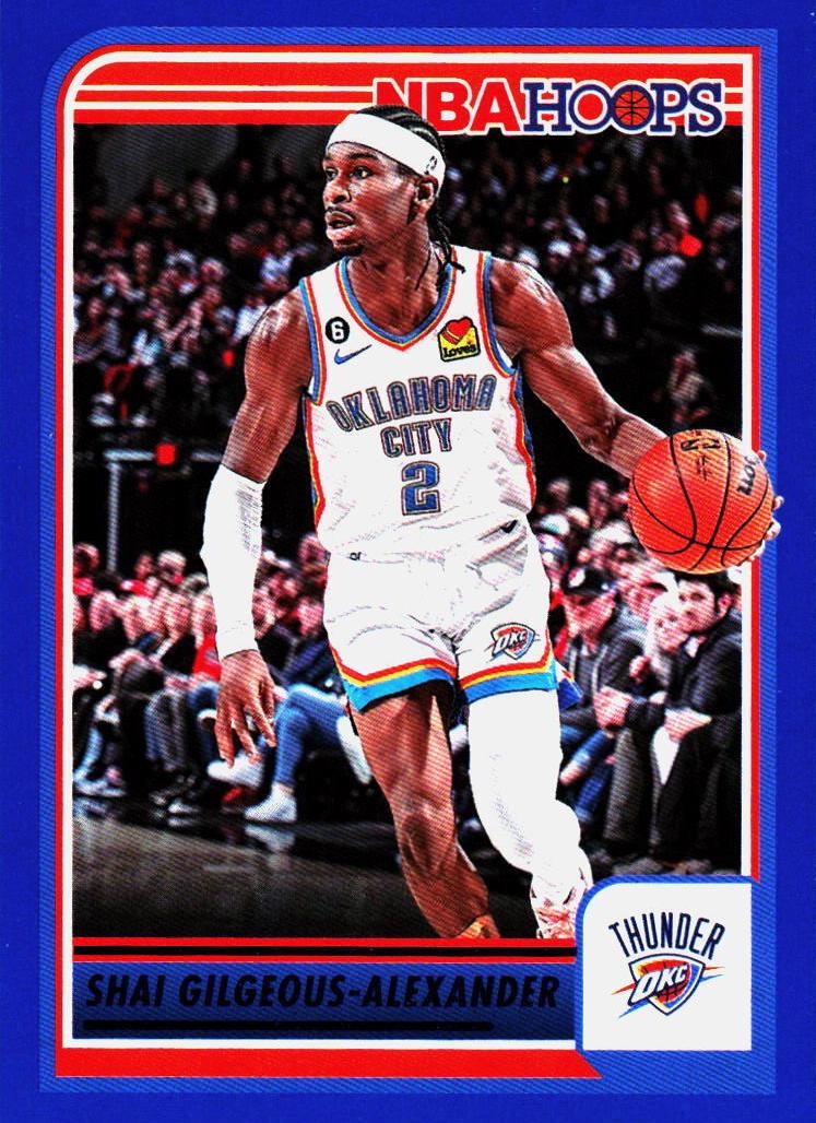 2023 Panini Hoops Basketball Blue Shai Gilgeous-Alexander #59