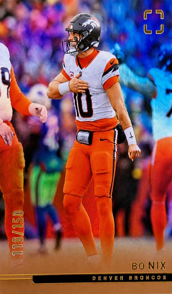 2025 Panini PhotoGenic Football Bronze Bo Nix #29