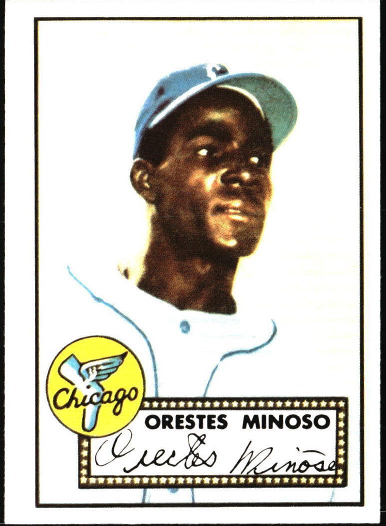 1952 Topps Baseball Orestes Minoso #195 PSA 2