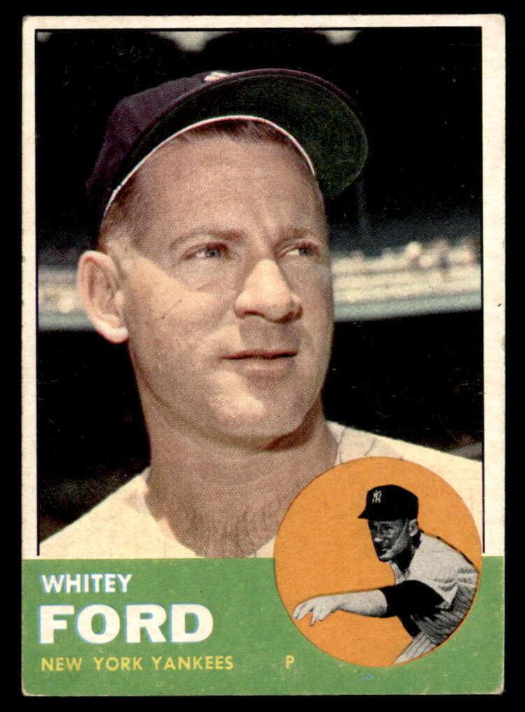 1963 Topps Baseball Whitey Ford #446
